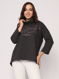 Лонгслив женский Fashion Margo ДЖ042 серый 58 RU