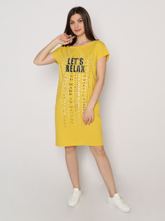Платье женское Fashion Margo П024 желтое 44 RU