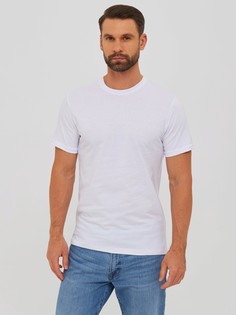Футболка мужская КАЛЯЕВ 63281 белая 52 RU