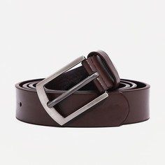 Ремень женский 9720611 коричневый, 110х2,7 см No Brand