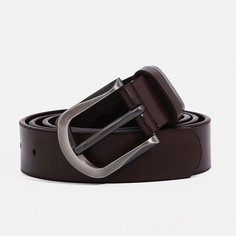 Ремень женский 9720623 коричневый, 110х2,7 см No Brand