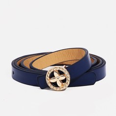 Ремень женский 9720558 синий, 110х1,4 см No Brand