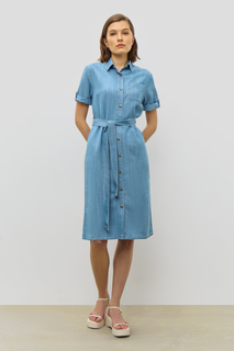 Платье женское Baon B4523109 голубое XL