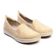 Слипоны женские Clarks Step Glow Slip 26141060 золотистые 41.5 EU