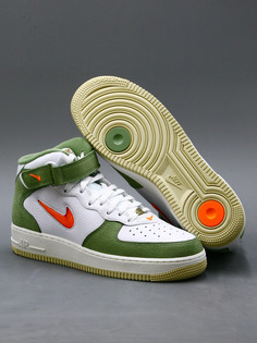 Кеды мужские Nike Air Force 1 Mid QS белые 10 US