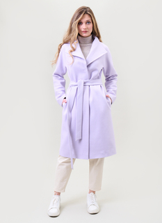 Пальто женское КАЛЯЕВ 66009 фиолетовое 46 RU