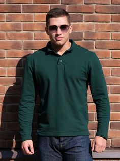 Лонгслив мужской GYSS ЛО01 зеленый 58 RU