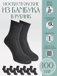 Комплект носков мужских Караван М-10 серых 27, 100 пар