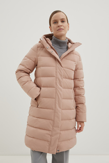 Пуховик-пальто женский Finn-Flare FWB110122 розовый XL