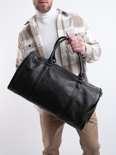 Дорожная сумка унисекс Franchesco Mariscotti 6-425кFM1 коричневая/черная, 47х26х23 см