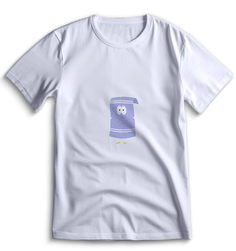 Футболка Top T-shirt Южный парк South Park 0159 белая XXS