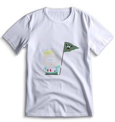 Футболка Top T-shirt Южный парк South Park 0055 белая XS