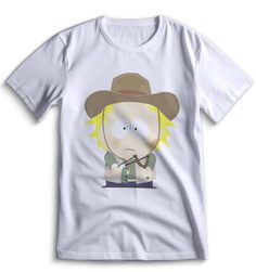 Футболка Top T-shirt Южный парк South Park 0072 белая XXS