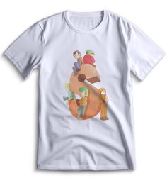 Футболка Top T-shirt Южный парк South Park 0034 белая 3XS