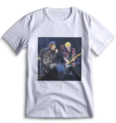 Футболка Top T-shirt The Rolling Stones 0055 белая XXS