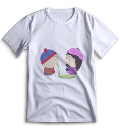 Футболка Top T-shirt Южный парк South Park 0146 (10) белая 3XS
