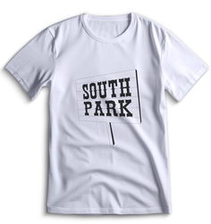 Футболка Top T-shirt Южный парк South Park 0060 белая XS