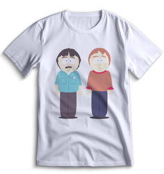 Футболка Top T-shirt Южный парк South Park 0141 белая XXS