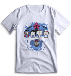 Футболка Top T-shirt Южный парк South Park 0073 белая 3XS