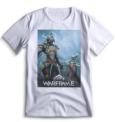 Футболка Top T-shirt Варфрейм (Warframe) 0115 белая XXS