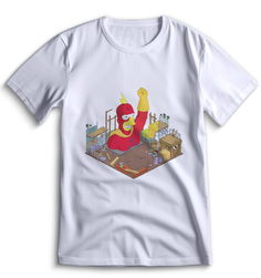 Футболка Top T-shirt Южный парк South Park 0010 белая 3XS