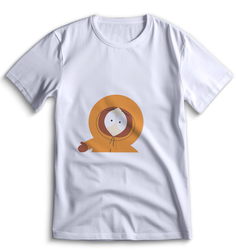 Футболка Top T-shirt Южный парк South Park 0116 белая 3XS