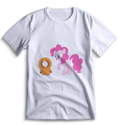 Футболка Top T-shirt Южный парк South Park 0124 белая 3XS