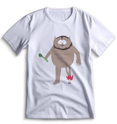 Футболка Top T-shirt Южный парк South Park 0136 белая XL