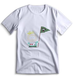 Футболка Top T-shirt Южный парк South Park 0055 белая XXS