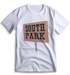 Футболка Top T-shirt Южный парк South Park 0024 белая S