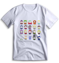 Футболка Top T-shirt Южный парк South Park 0015 белая L
