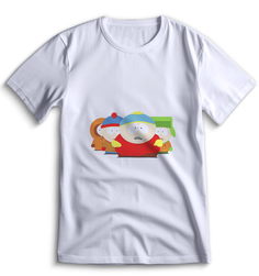 Футболка Top T-shirt Южный парк South Park 0115 белая XXS