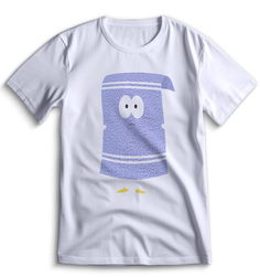 Футболка Top T-shirt Южный парк South Park 0031 белая 3XS