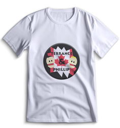 Футболка Top T-shirt Южный парк South Park 0172 белая XXS