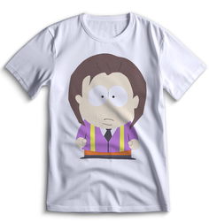 Футболка Top T-shirt Южный парк South Park 0016 белая L