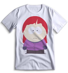 Футболка Top T-shirt Южный парк South Park 0050 белая 3XS