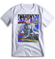 Футболка Top T-shirt superkind (Суперкид кей-поп) 0015 белая M