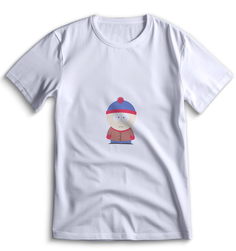 Футболка Top T-shirt Южный парк South Park 0144 белая 3XS