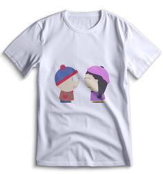 Футболка Top T-shirt Южный парк South Park 0146 белая XXS