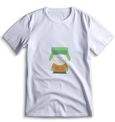 Футболка Top T-shirt Южный парк South Park 0107 белая XS