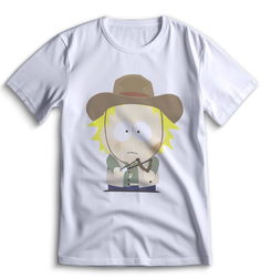 Футболка Top T-shirt Южный парк South Park 0072 белая 3XS