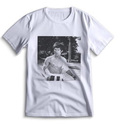 Футболка Top T-shirt Брюс Ли (Каратэ, Драки, Актер, Легенда) 0058 белая 3XS
