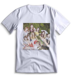 Футболка Top T-shirt Twice (Твайс кейпоп, k-pop) 0043 белая XXS