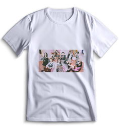 Футболка Top T-shirt Twice (Твайс кейпоп, k-pop) 0039 белая L
