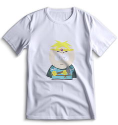 Футболка Top T-shirt Южный парк South Park 0026 белая XS