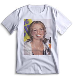 Футболка Top T-shirt Бритни Спирс Britney Spears 0057 белая M