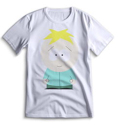 Футболка Top T-shirt Южный парк South Park 0070 белая 3XS