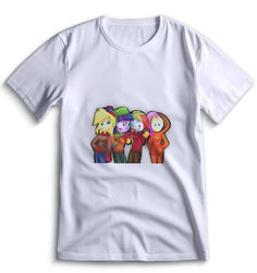 Футболка Top T-shirt Южный парк South Park 0127 белая 3XS