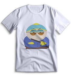 Футболка Top T-shirt Южный парк South Park 0183 (2) белая XS