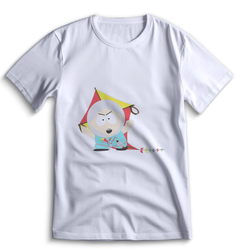 Футболка Top T-shirt Южный парк South Park 0084 белая 3XS